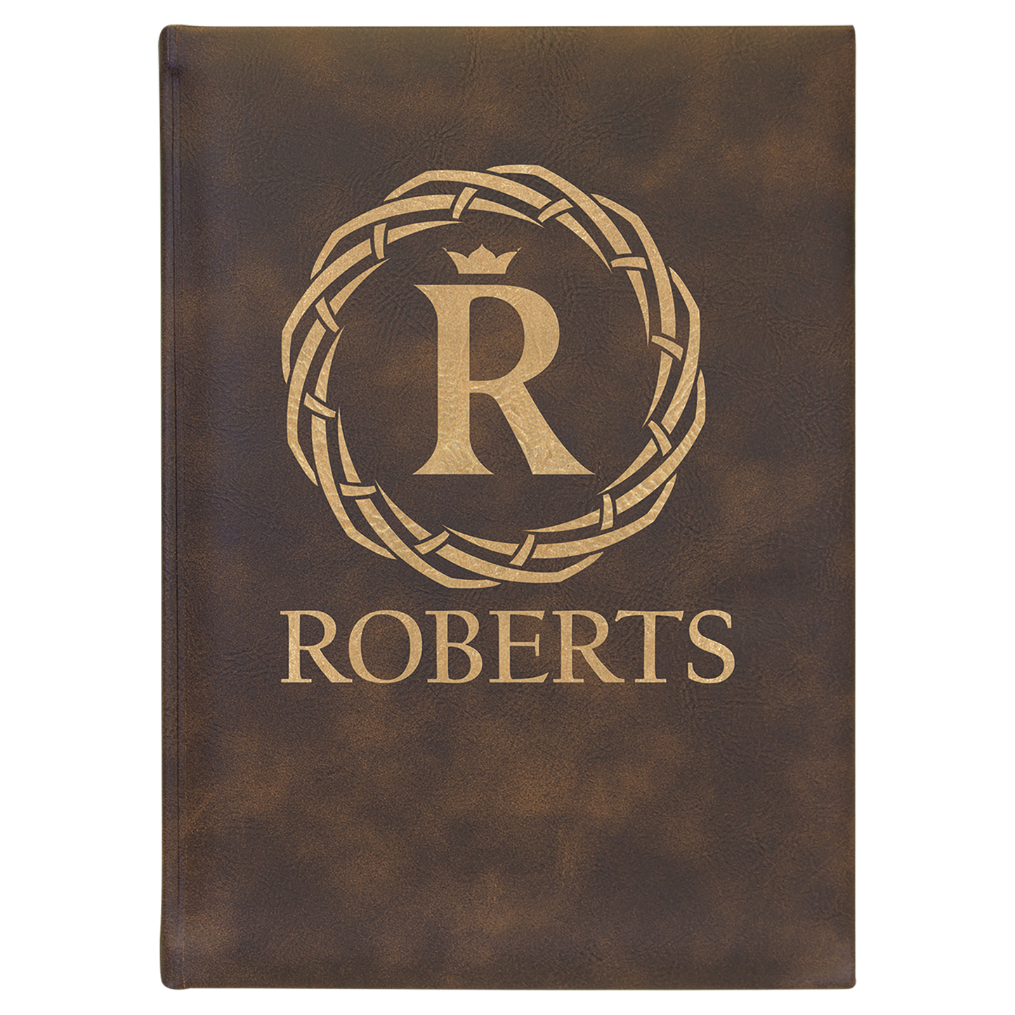 7" x 9.75" /Gold Leatherette Journal – item GFT2243