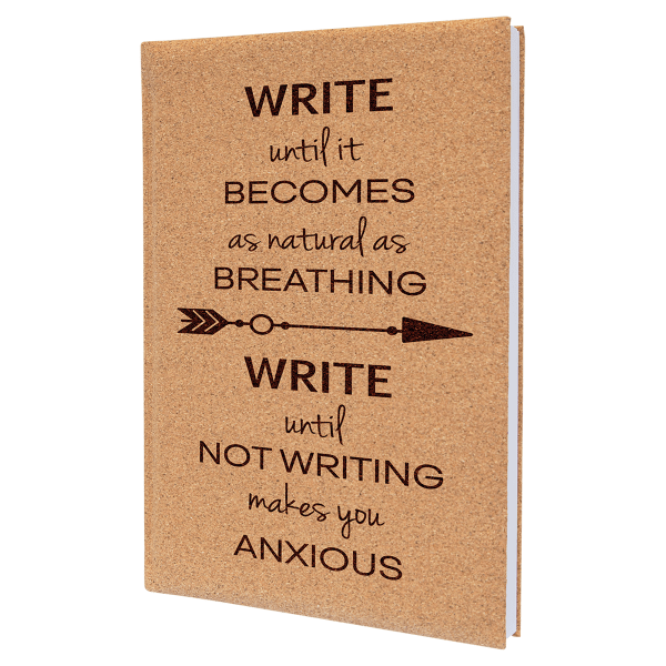 7" x 9.75" Cork Leatherette Journal – item GFT2244 image 5