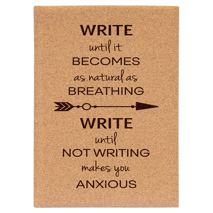 7" x 9.75" Cork Leatherette Journal – item GFT2244 image 2