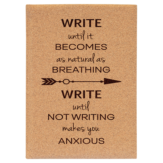 7" x 9.75" Cork Leatherette Journal – item GFT2244