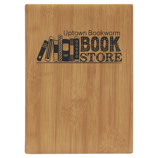 7" x 9.75" Bamboo Leatherette Journal – item GFT2247