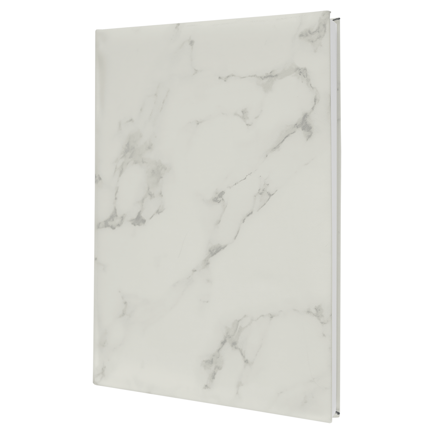 7" x 9.75" White Marble Leatherette Journal – item GFT2248 image 3