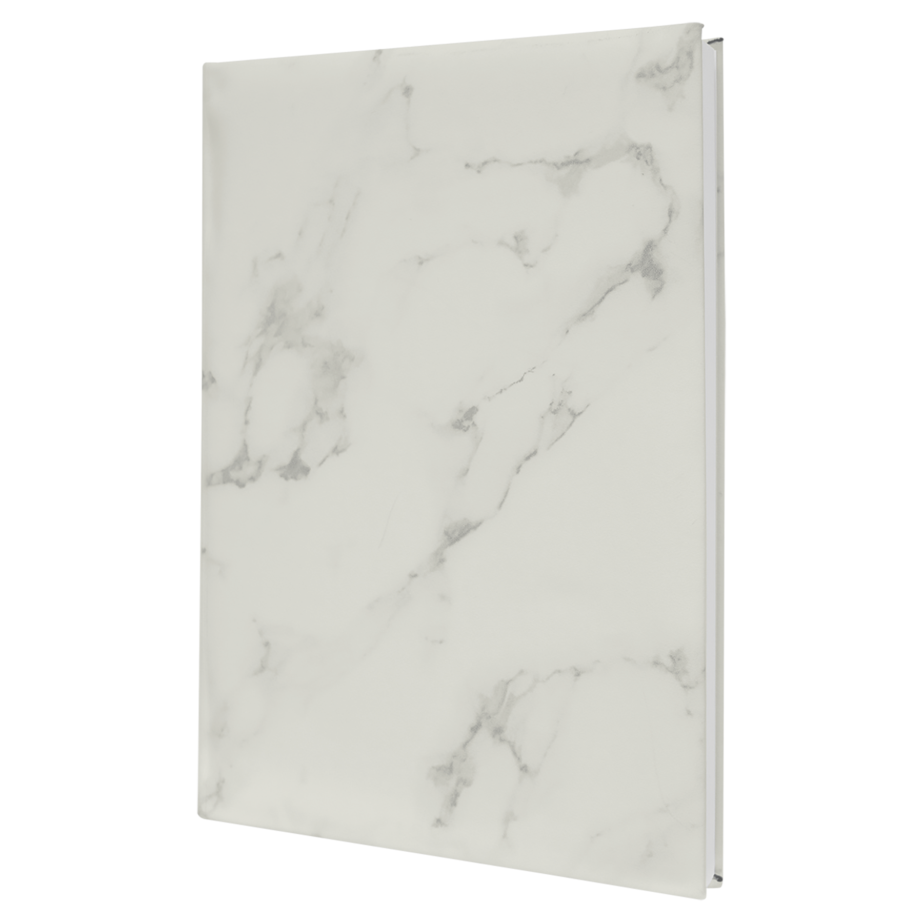 7" x 9.75" White Marble Leatherette Journal – item GFT2248 image 3
