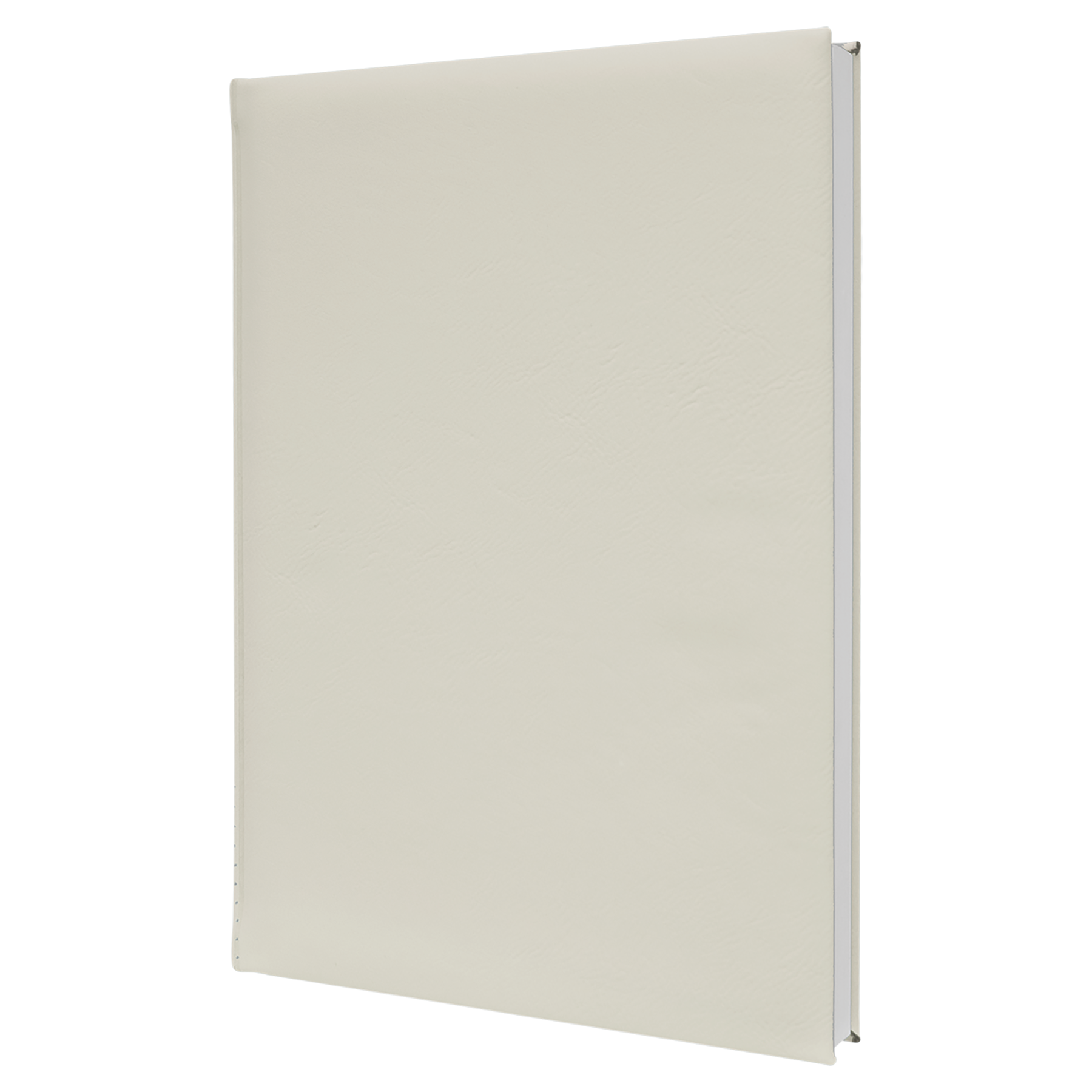 7" x 9.75" White/Black Leatherette Journal – item GFT2250 image 3