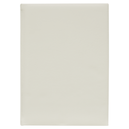 7" x 9.75" White/Black Leatherette Journal – item GFT2250 image 4