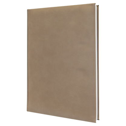 7" x 9.75" Light Brown Leatherette Sketch Book – item GFT2261 image 4