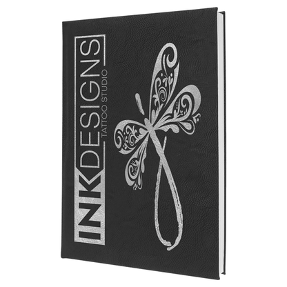 7" x 9.75" Black/Silver Leatherette Sketch Book – item GFT2268 image 5