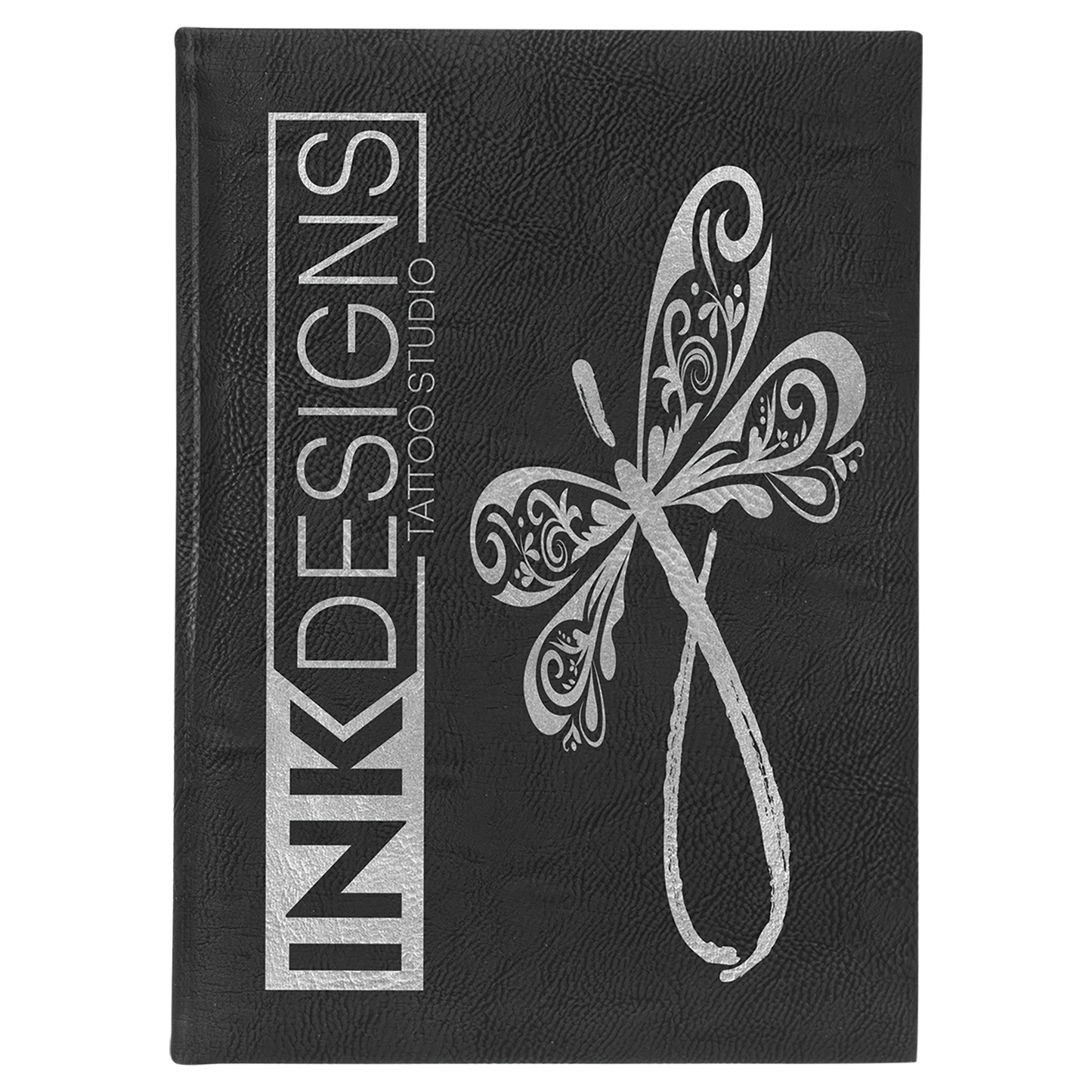 7" x 9.75" Black/Silver Leatherette Sketch Book – item GFT2268 image 2