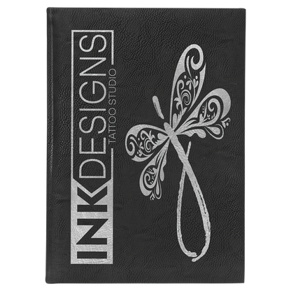 7" x 9.75" Black/Silver Leatherette Sketch Book – item GFT2268 image 2