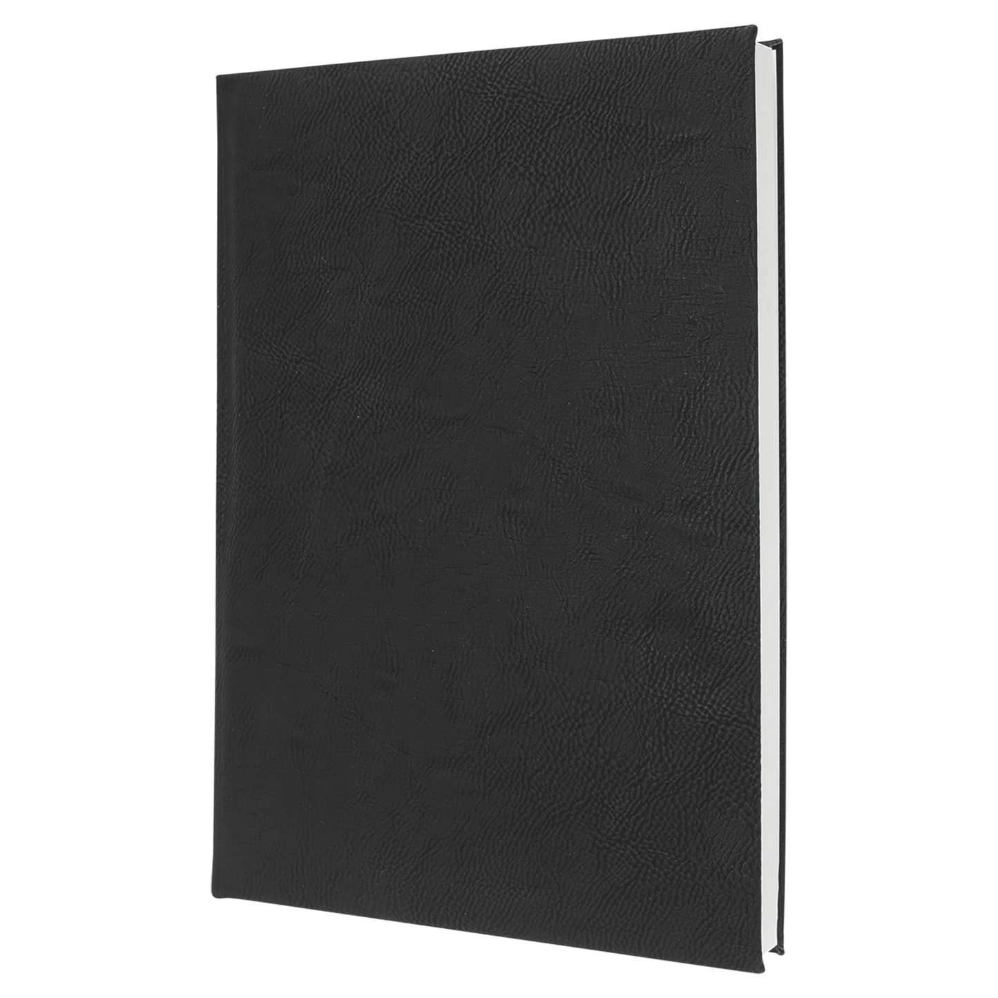 7" x 9.75" Black/Silver Leatherette Sketch Book – item GFT2268 image 3
