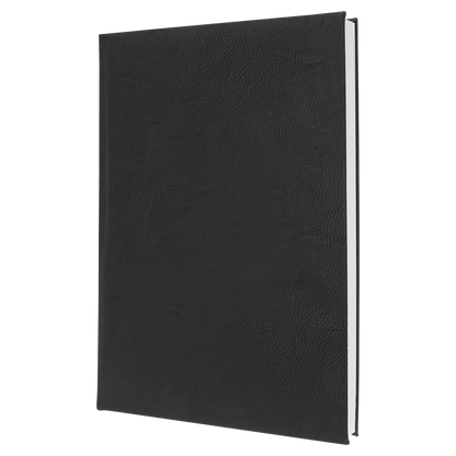 7" x 9.75" Black/Silver Leatherette Sketch Book – item GFT2268 image 3