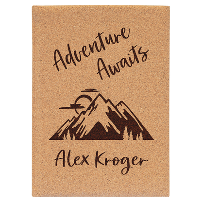 7" x 9.75" Cork Leatherette Sketch Book – item GFT2270 image 2