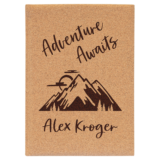 7" x 9.75" Cork Leatherette Sketch Book – item GFT2270