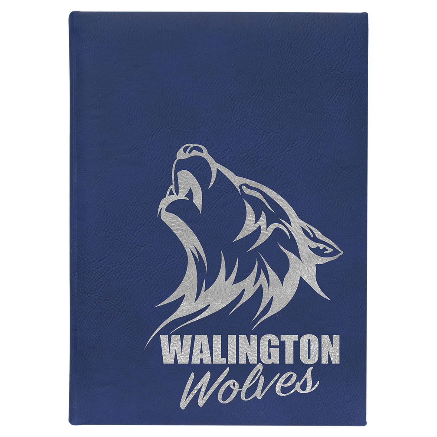 7" x 9.75" Blue/Silver Leatherette Sketch Book – item GFT2272 image 2