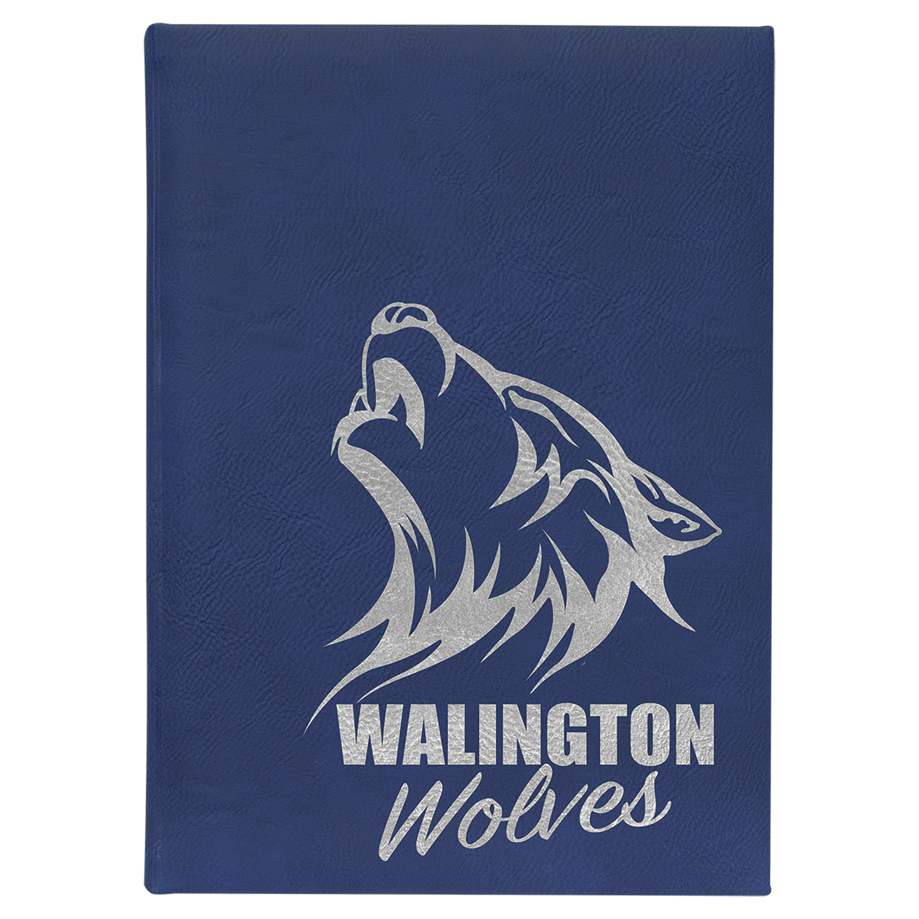 7" x 9.75" Blue/Silver Leatherette Sketch Book – item GFT2272 image 2