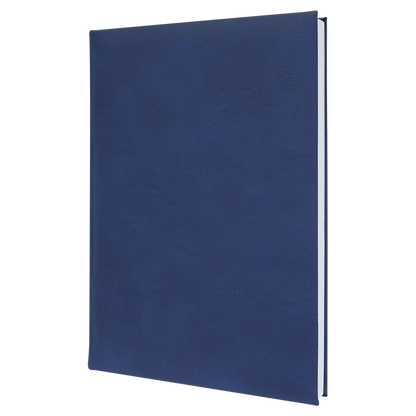 7" x 9.75" Blue/Silver Leatherette Sketch Book – item GFT2272 image 3