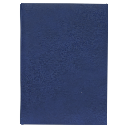 7" x 9.75" Blue/Silver Leatherette Sketch Book – item GFT2272 image 4