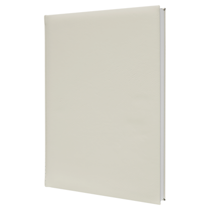 7" x 9.75" White/Black Leatherette Sketch Book – item GFT2276 image 5