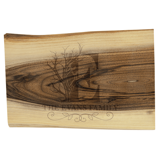 9" x 6" Black Walnut Bar Cutting Board – item GFT2316