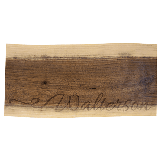 18" x 8" Black Walnut Cutting and Charcuterie Board – item GFT2317