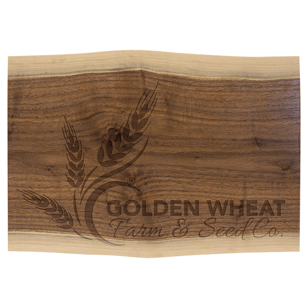 13.75" x 9.75" Black Walnut Cutting and Charcuterie Board – item GFT2319