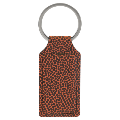 2.75" x 1.25" Football Rectangle Leatherette Keychain – item GFT2382 image 2