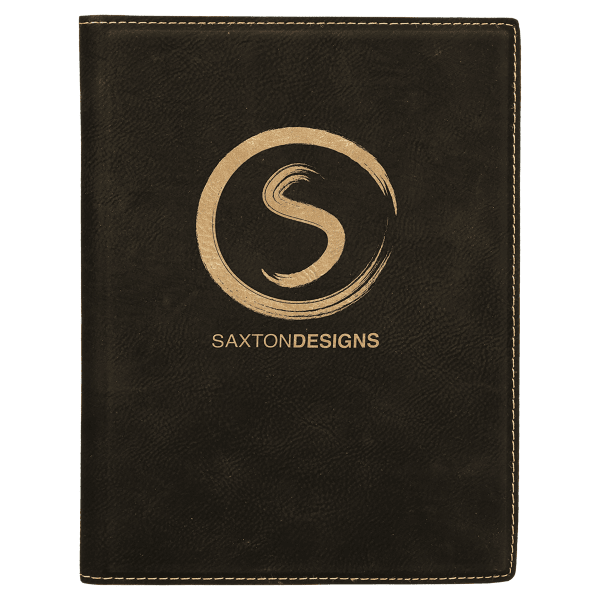 7" x 9" /Gold Leatherette Small Portfolio – item GFT254A image 5