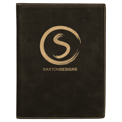 7" x 9" /Gold Leatherette Small Portfolio – item GFT254A image 5