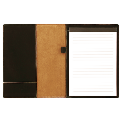 7" x 9" /Gold Leatherette Small Portfolio – item GFT254A image 3