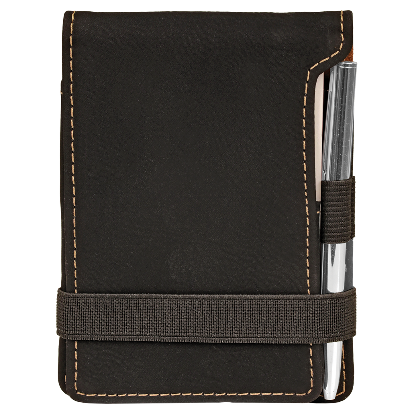 3.25" x 4.75" /Gold Leatherette Mini Notepad – item GFT255A image 3