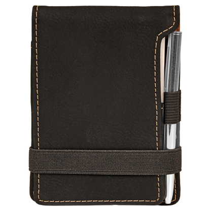 3.25" x 4.75" /Gold Leatherette Mini Notepad – item GFT255A image 3