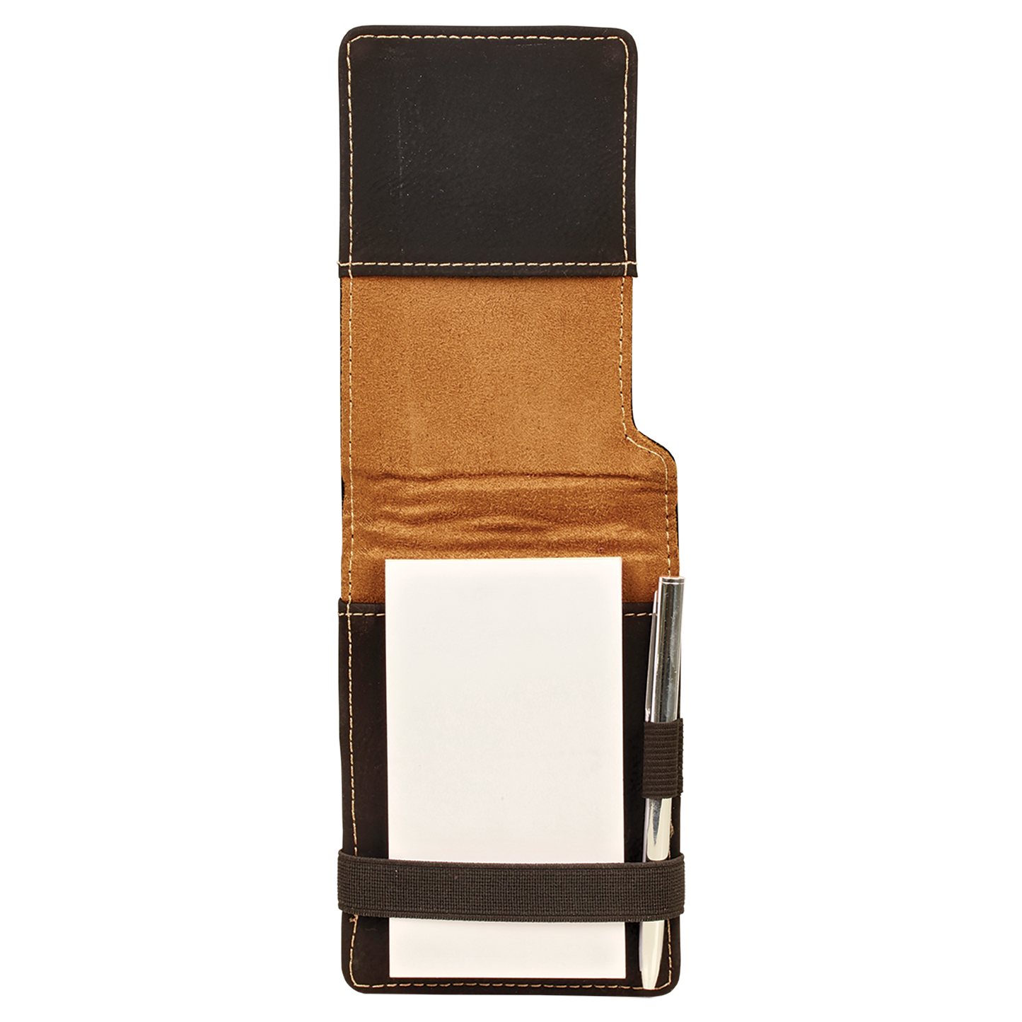 3.25" x 4.75" /Gold Leatherette Mini Notepad – item GFT255A image 2