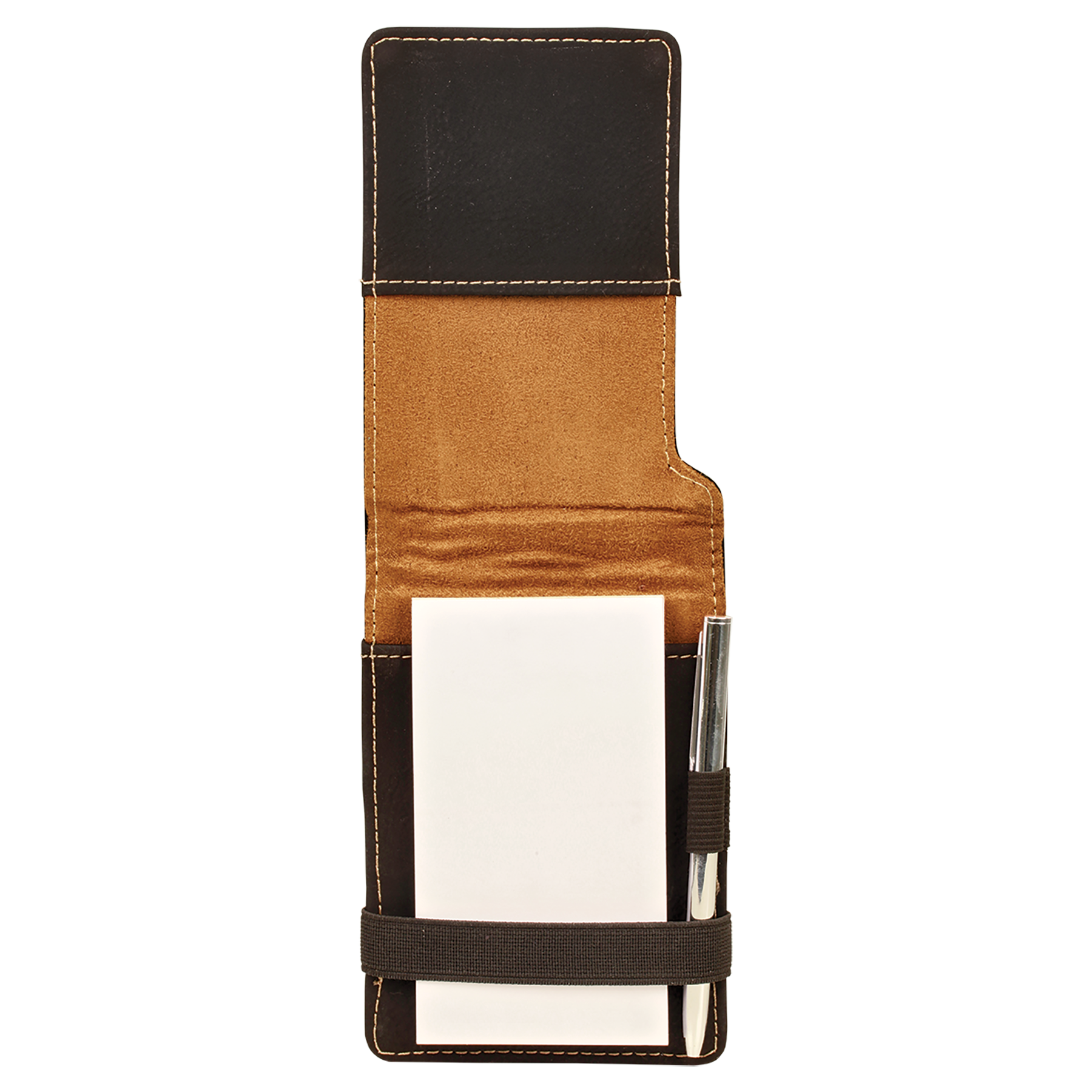 3.25" x 4.75" /Gold Leatherette Mini Notepad – item GFT255A image 2