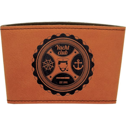 5" x 3" Leatherette Mug Sleeve – item GFT274 image 2