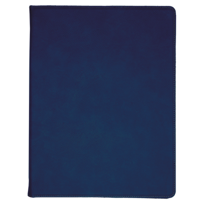 9.5" x 12" Blue/Black Leatherette Portfolio – item GFT347 image 4
