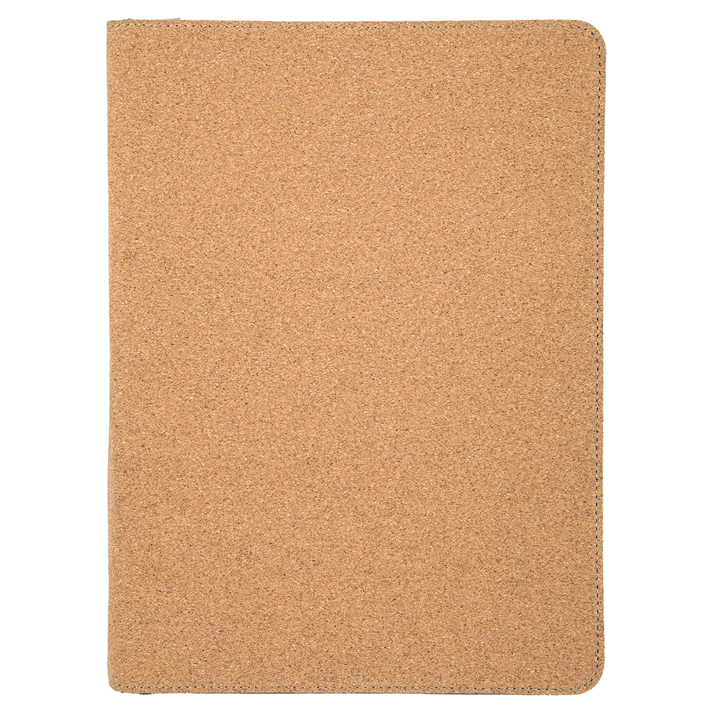 9.5" x 12" Light Brown Cork Leatherette Zipper Portfolio – item GFT359 image 5