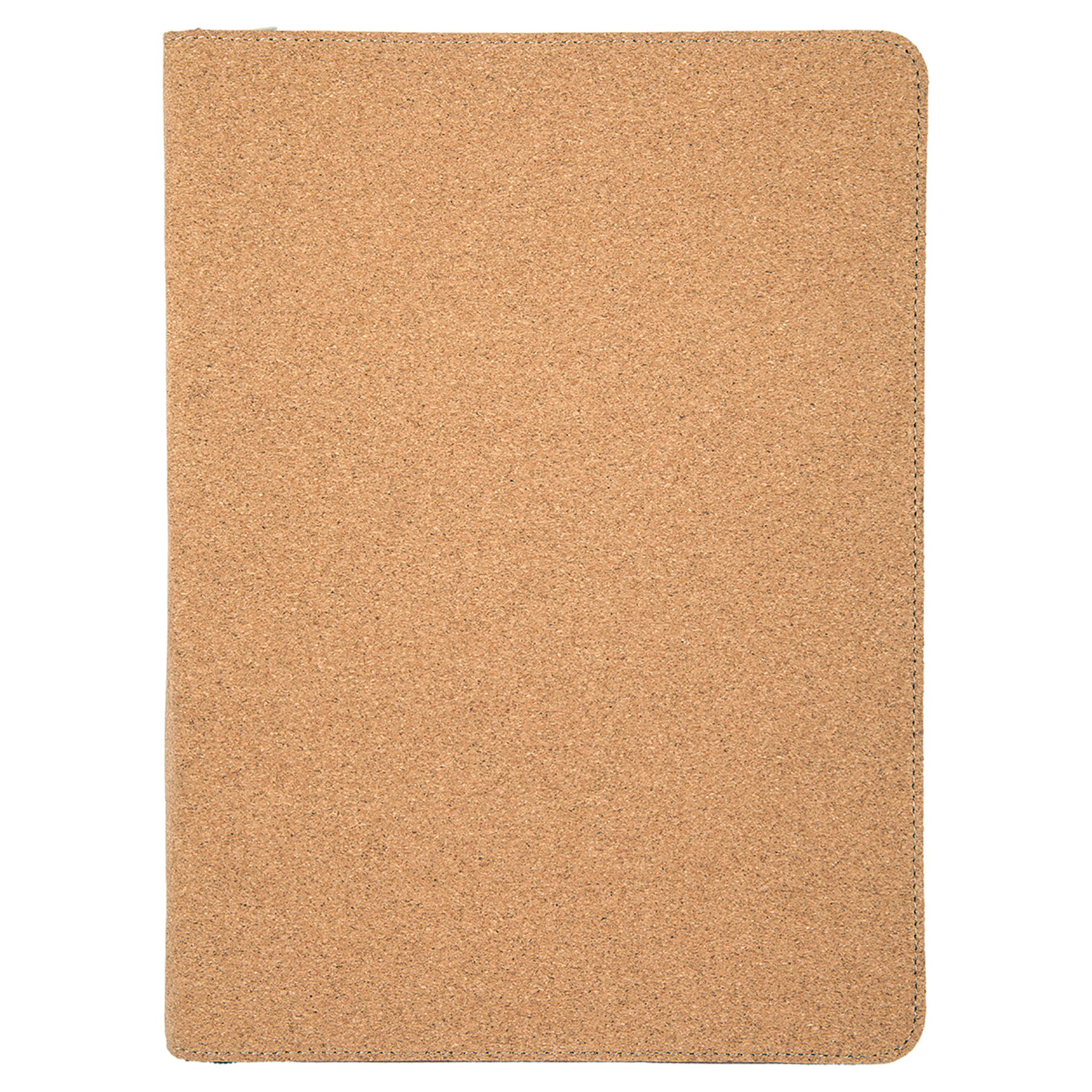9.5" x 12" Light Brown Cork Leatherette Zipper Portfolio – item GFT359 image 5