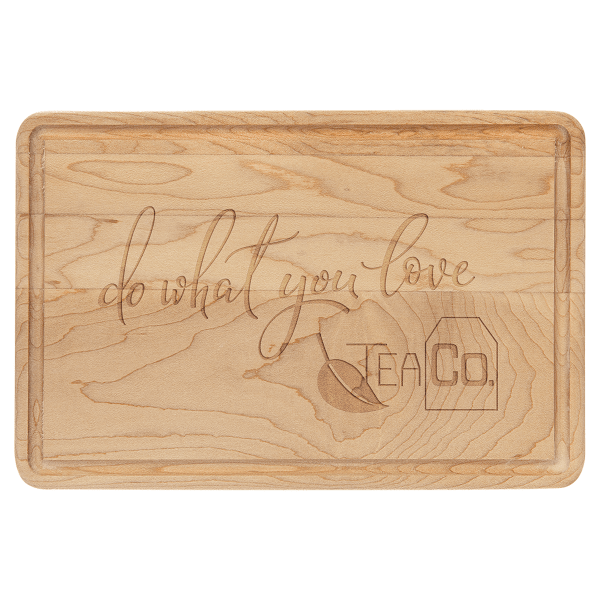9" x 6" Maple Cutting Board with Drip Ring – item GFT481