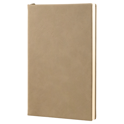 5.25" x 8.25" Light Brown Leatherette Journal – item GFT651 image 5