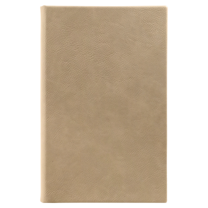 5.25" x 8.25" Light Brown Leatherette Journal – item GFT651 image 4