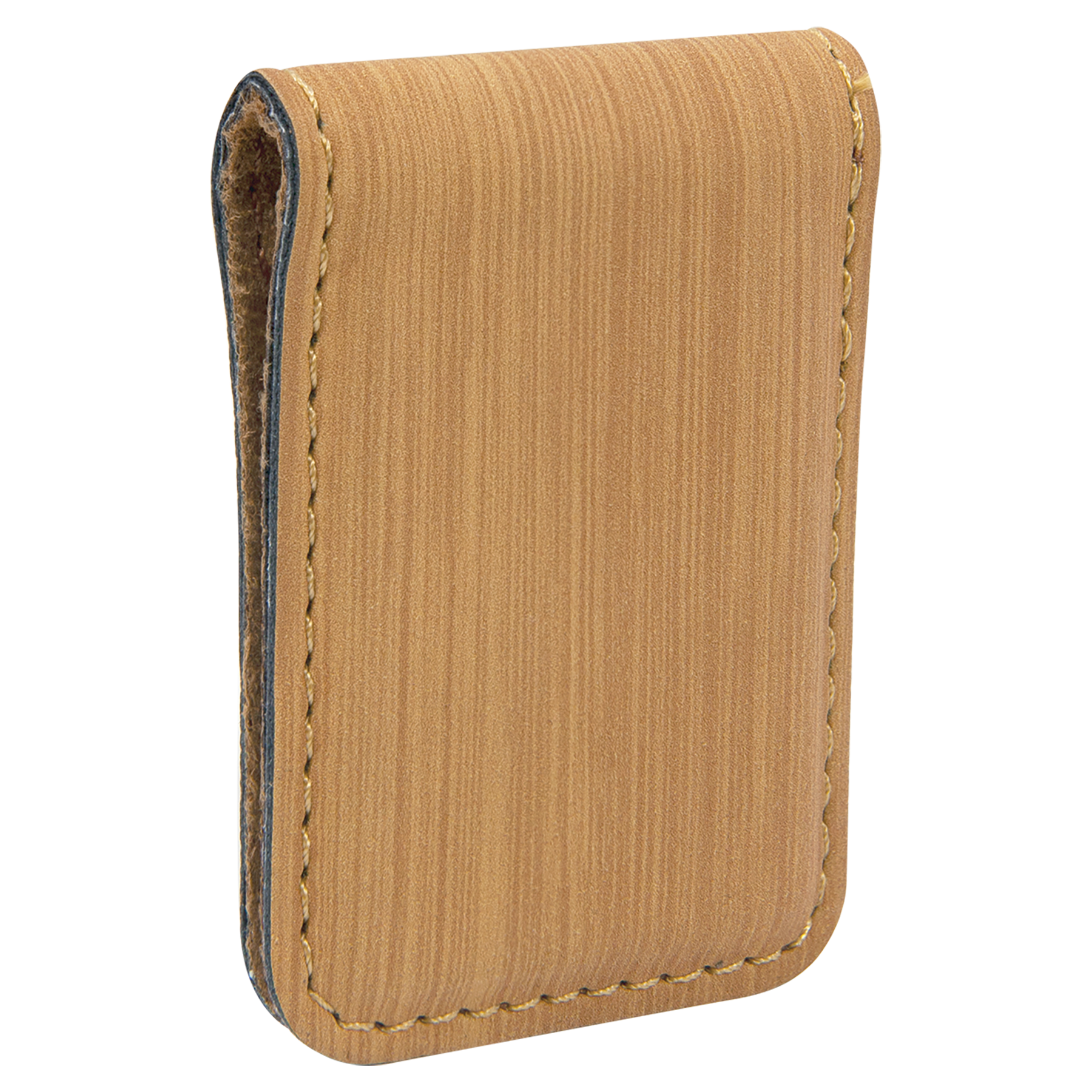 1.75" x 2.5" Bamboo Leatherette Money Clip – item GFT667 image 5