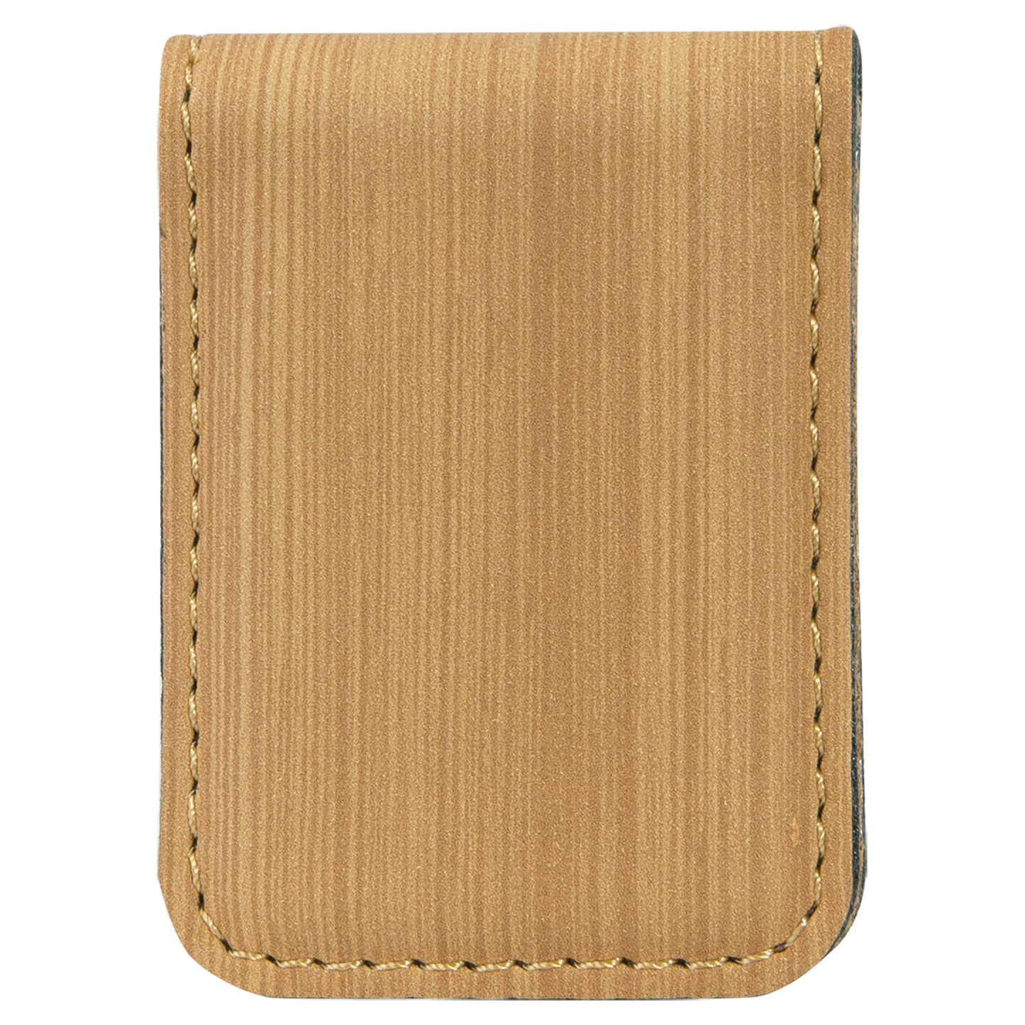1.75" x 2.5" Bamboo Leatherette Money Clip – item GFT667 image 4
