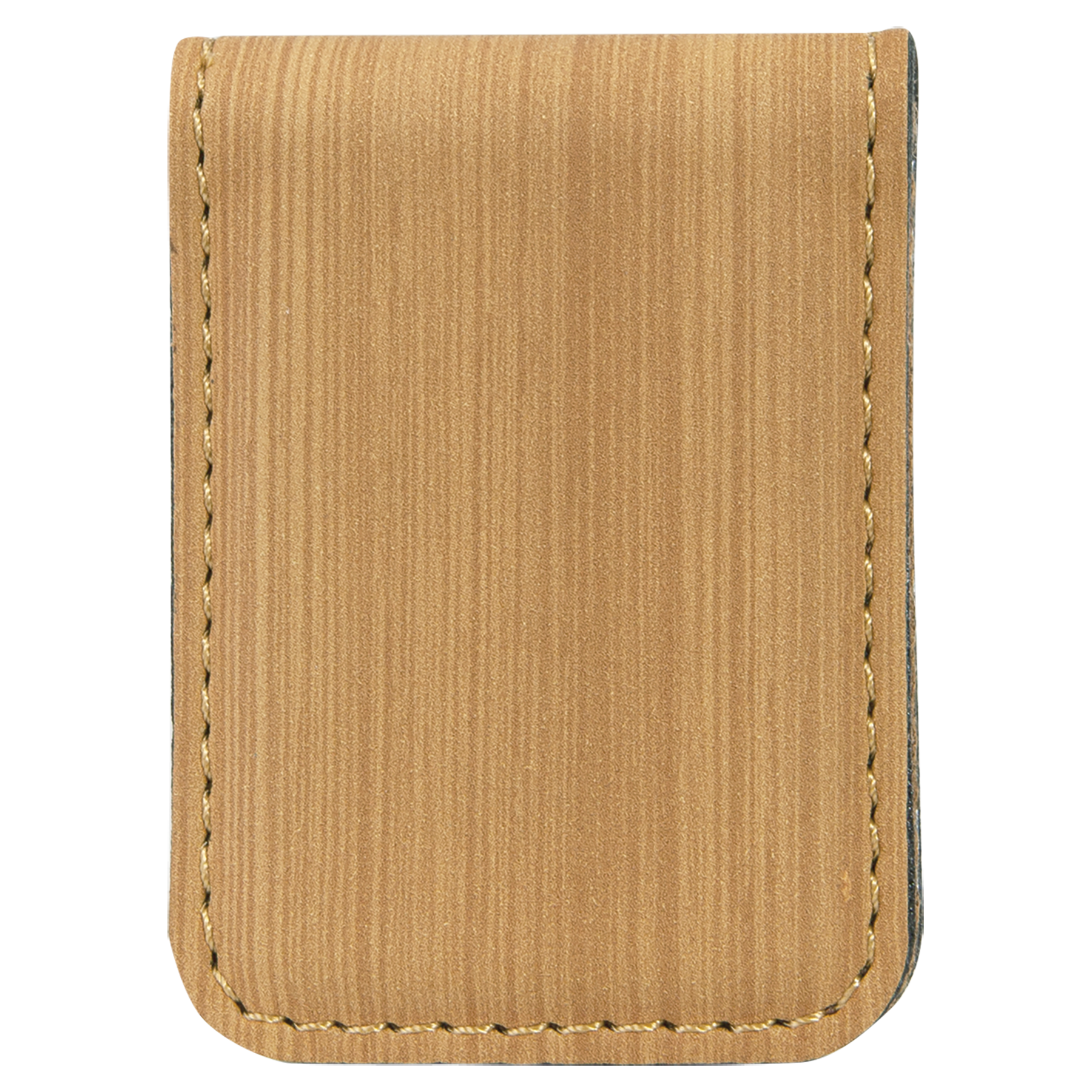 1.75" x 2.5" Bamboo Leatherette Money Clip – item GFT667 image 4