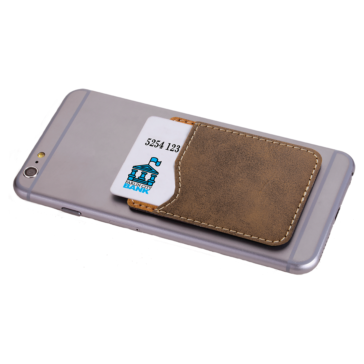2.375" x 3.125" /Gold Leatherette Phone Wallet – item GFT732 image 2