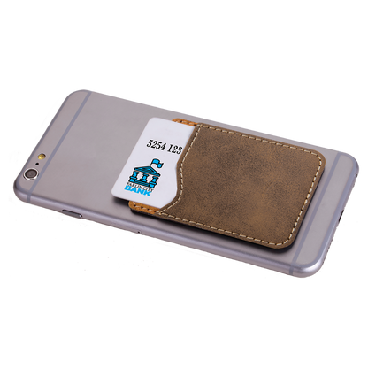 2.375" x 3.125" /Gold Leatherette Phone Wallet – item GFT732 image 2