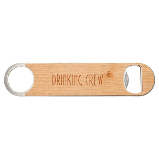 1.5" x 7" Bottle Opener with Wood Veneer – item GFT776