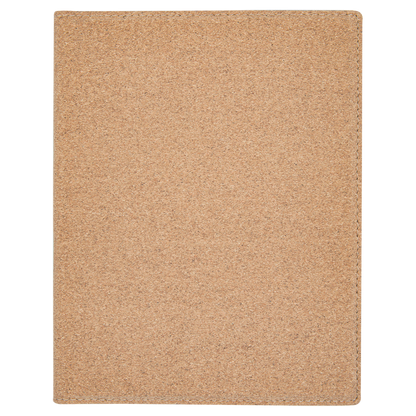 7" x 9" Light Brown Cork Leatherette Portfolio – item GFT783 image 4