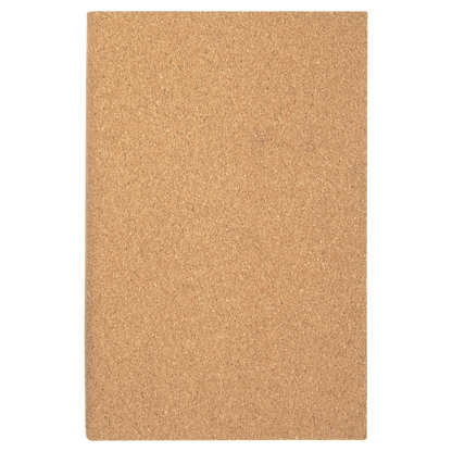 5.25" x 8.25" Light Brown Cork Leatherette Journal – item GFT785 image 4