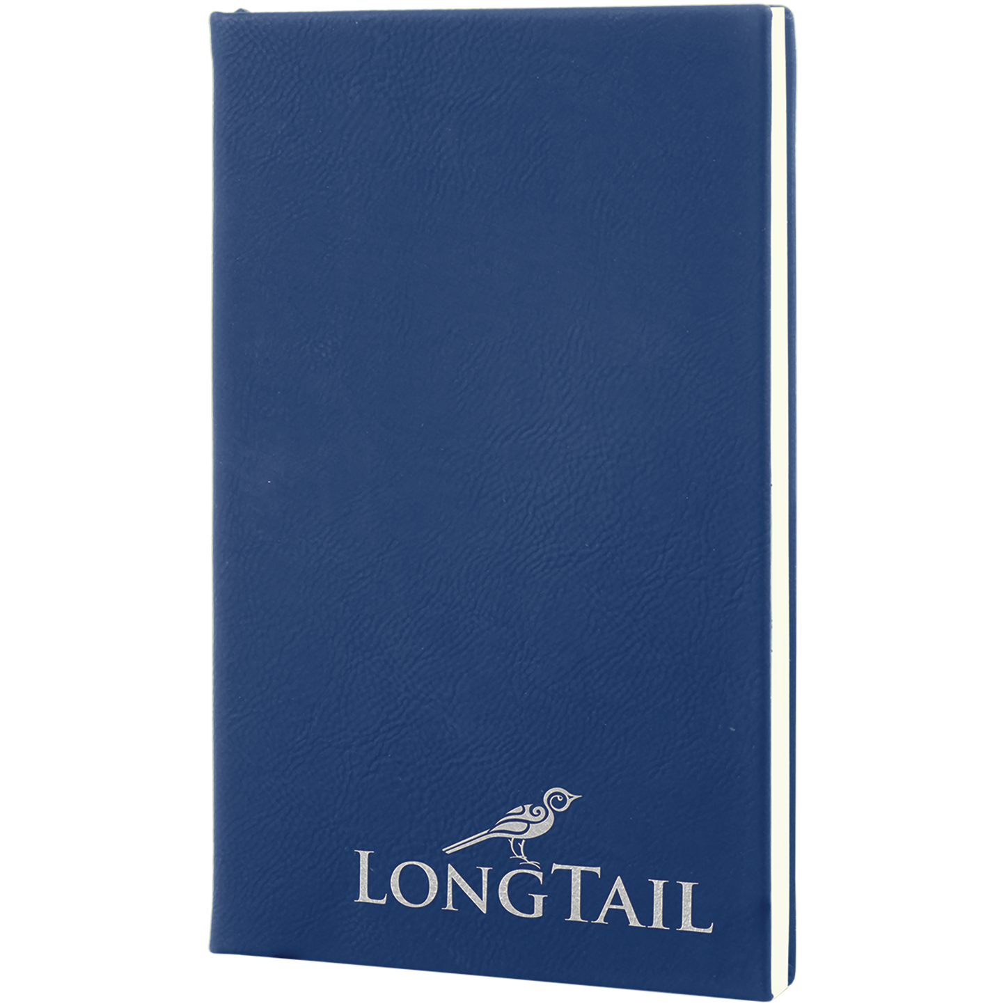 5.25" x 8.25" Blue/Silver Leatherette Journal – item GFT838 image 2