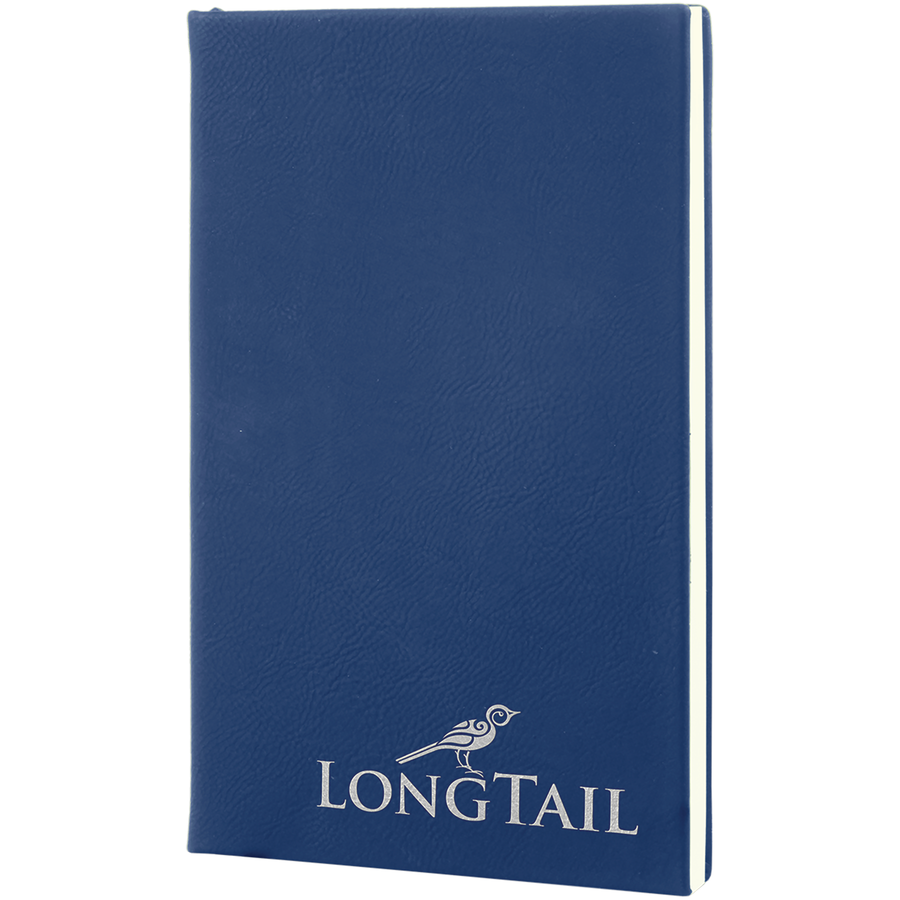 5.25" x 8.25" Blue/Silver Leatherette Journal – item GFT838 image 2